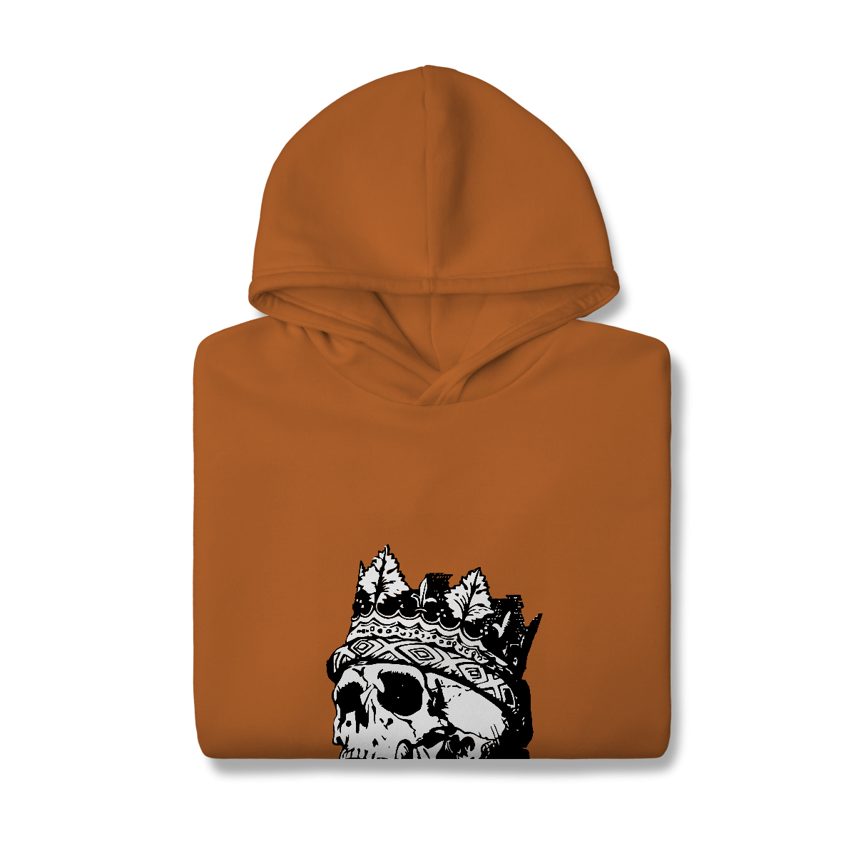 Casaco Moletom Quality Canguru Caveira Rei