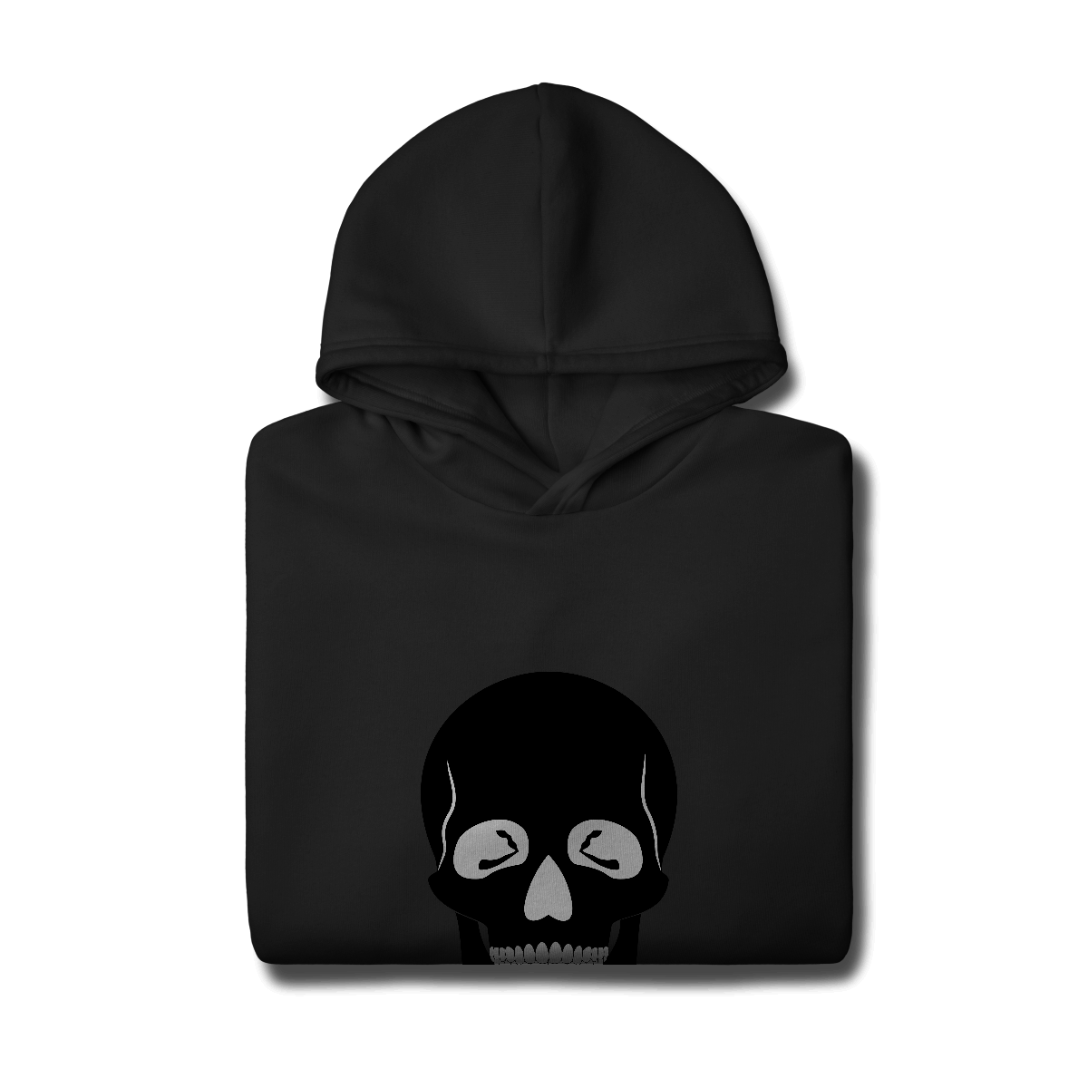 Casaco Moletom Quality Canguru Caveira Preta