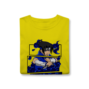Camisa T-Shirt Classic Sasuke Naruto Clássico