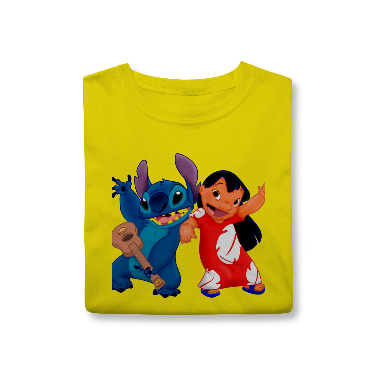 Camisa T-Shirt Classic Lilo e stitch Music