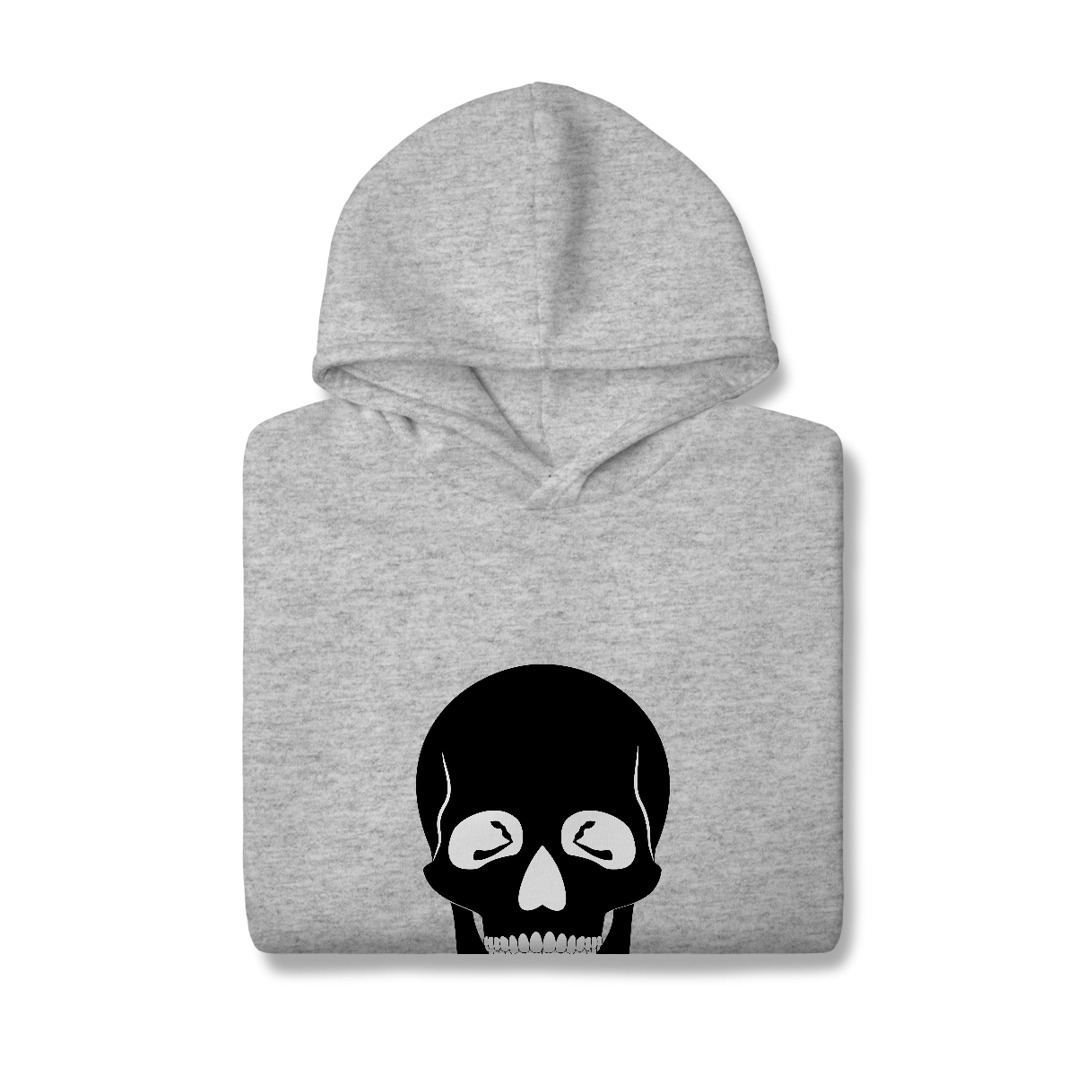 Casaco Moletom Quality Canguru Caveira Preta