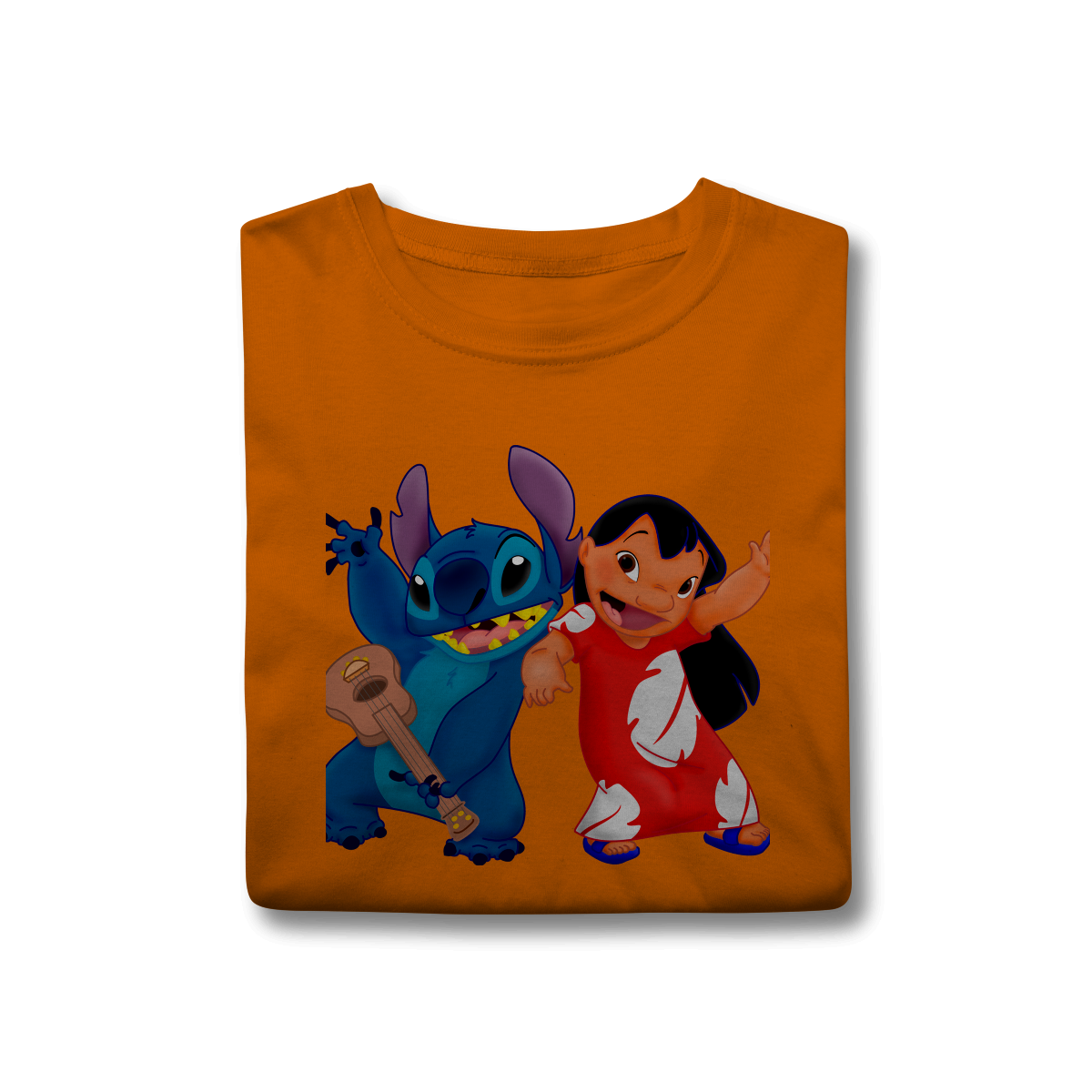 Camisa T-Shirt Classic Lilo e stitch Music