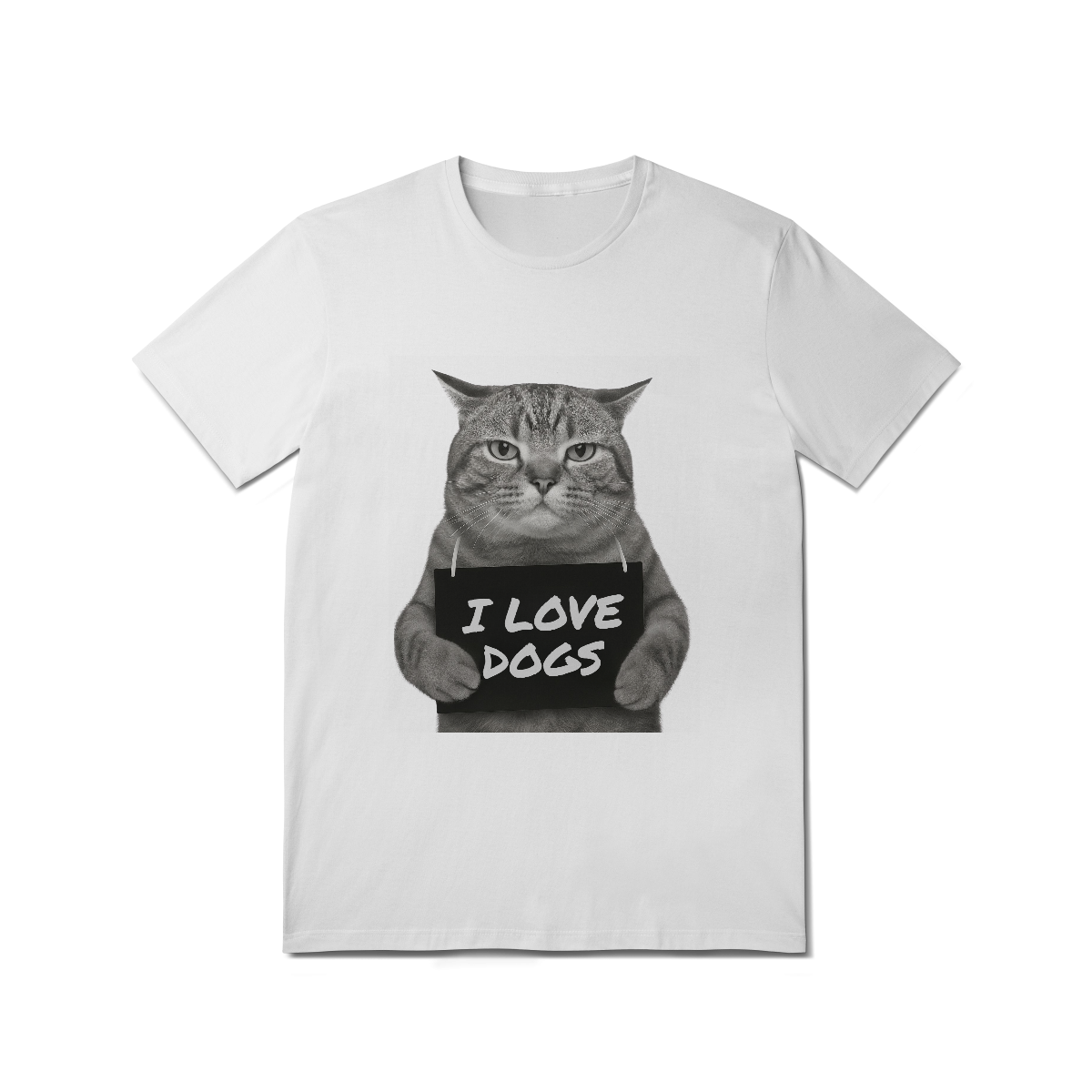 Camisa T-Shirt Quality I Love Dogs