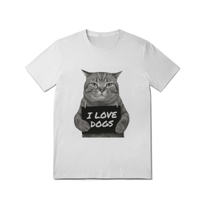 Camisa T-Shirt Quality I Love Dogs