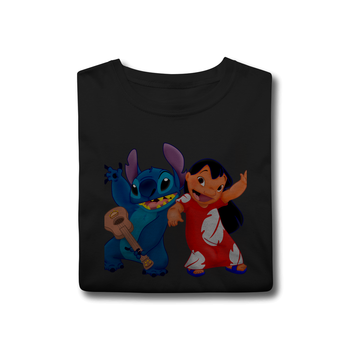Camisa T-Shirt Classic Lilo e stitch Music