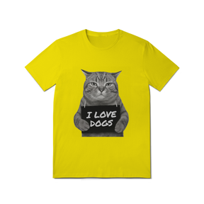 Camisa T-Shirt Quality I Love Dogs