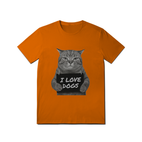 Camisa T-Shirt Quality I Love Dogs