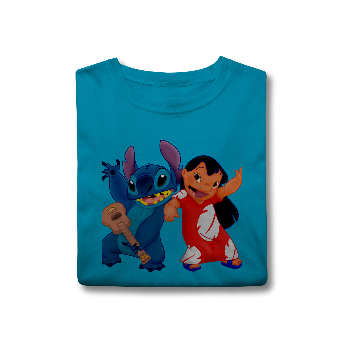 Camisa T-Shirt Classic Lilo e stitch Music