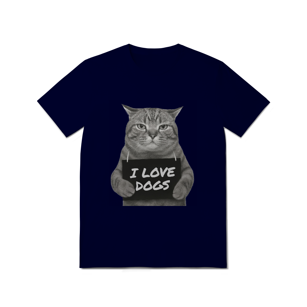 Camisa T-Shirt Quality I Love Dogs