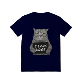 Camisa T-Shirt Quality I Love Dogs