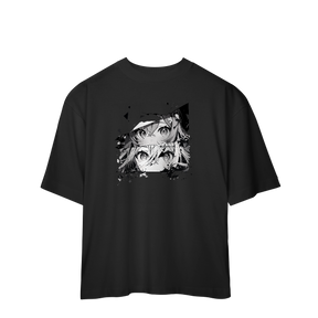 Camisa Oversized Rostos Anime