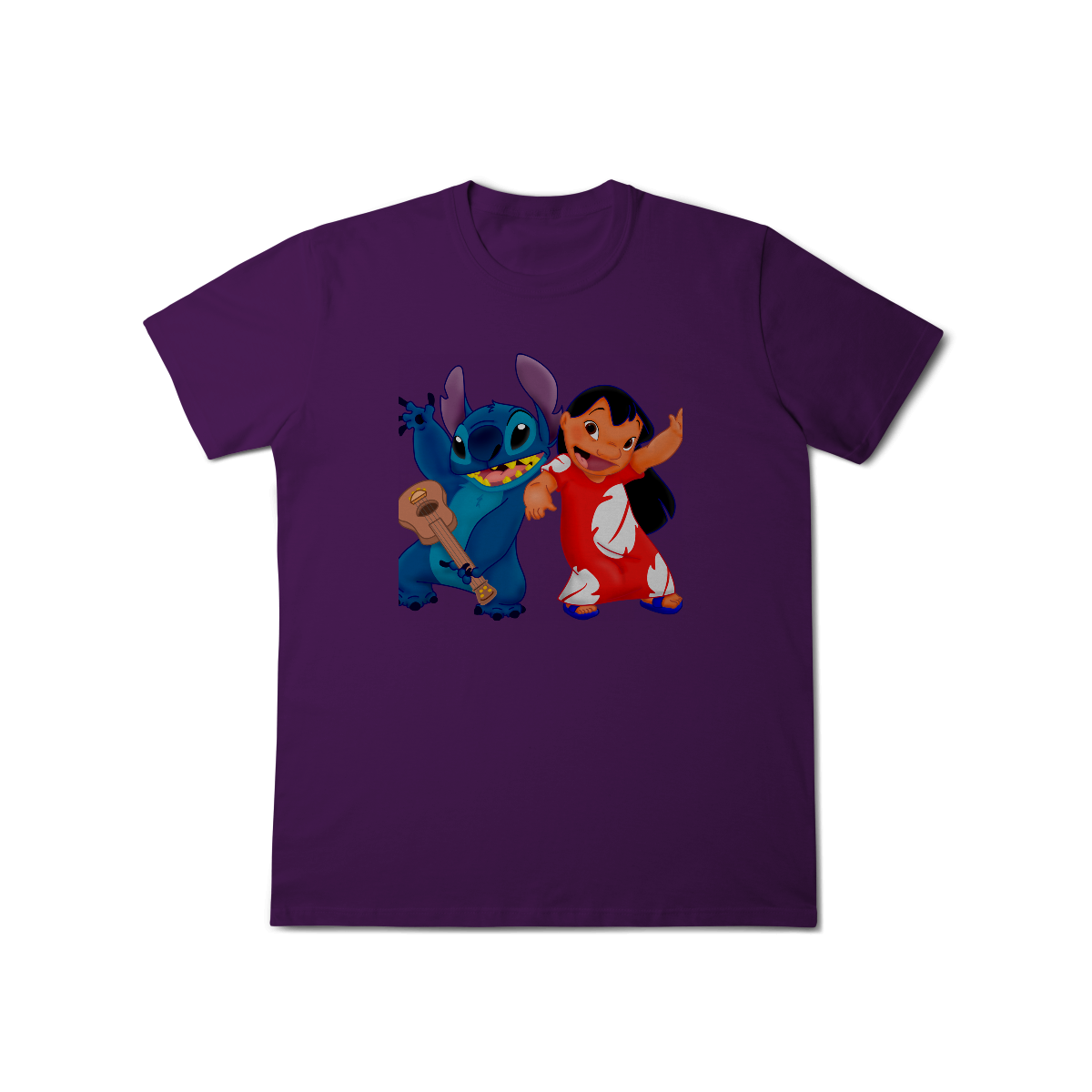 Camisa T-Shirt Classic Lilo e stitch Music