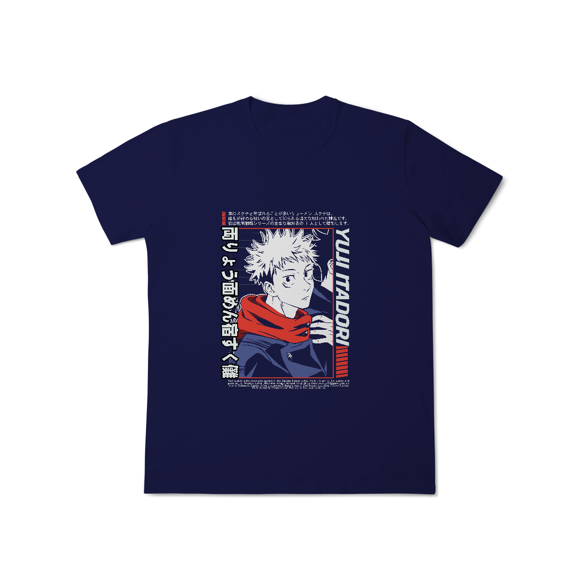 Camisa T-Shirt Classic Yuji Itadori Pronta para Lutar