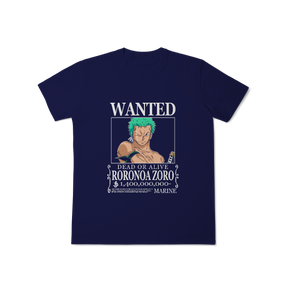 Camisa T-Shirt Classic Wanted Roronoa Zoro