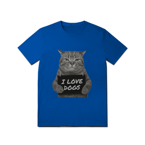 Camisa T-Shirt Quality I Love Dogs