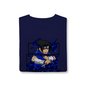Camisa T-Shirt Classic Sasuke Naruto Clássico