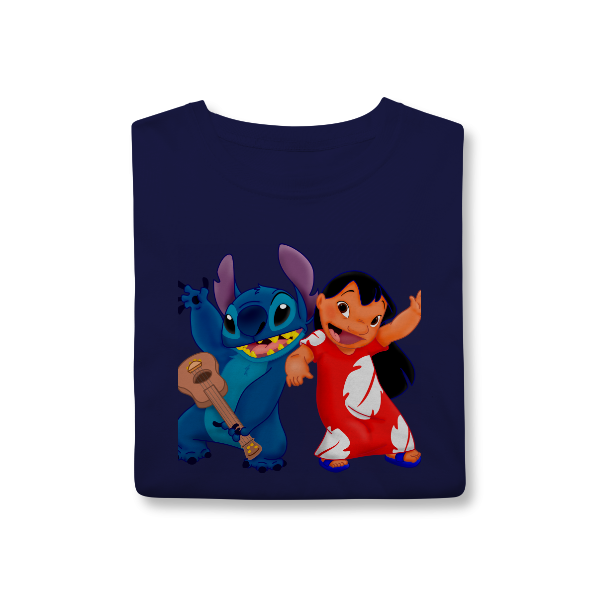 Camisa T-Shirt Classic Lilo e stitch Music