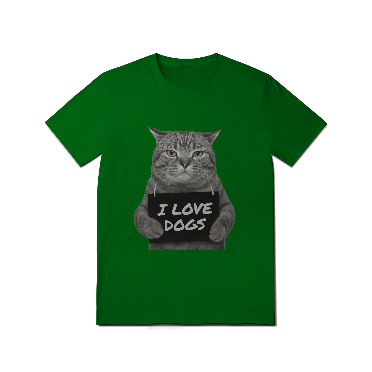 Camisa T-Shirt Quality I Love Dogs