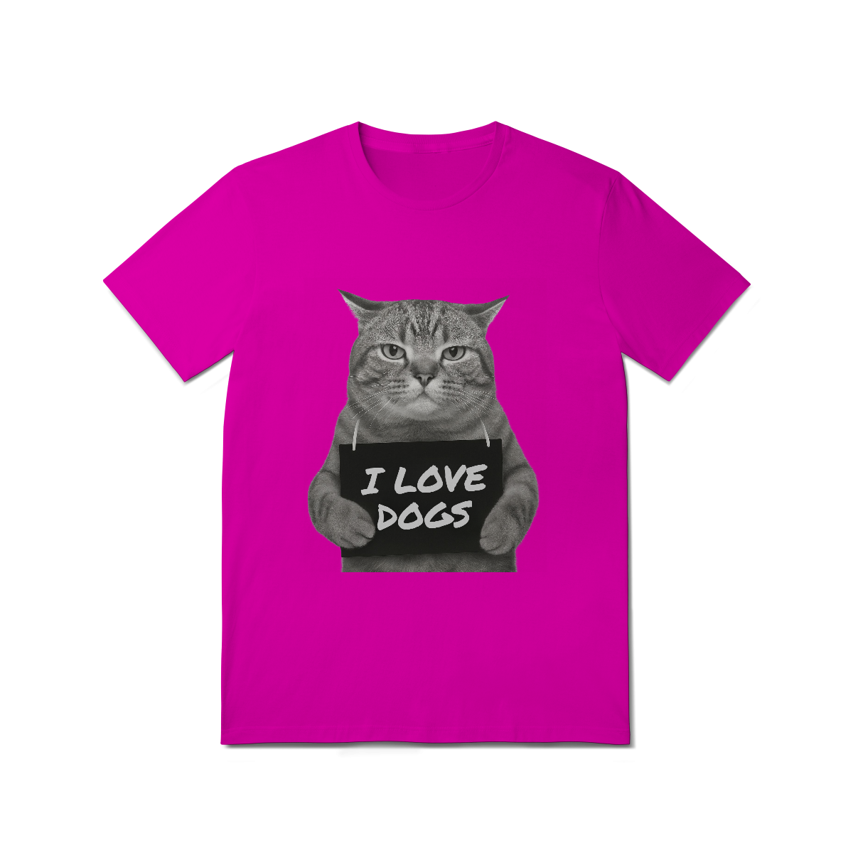 Camisa T-Shirt Quality I Love Dogs