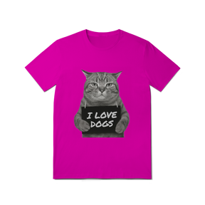 Camisa T-Shirt Quality I Love Dogs