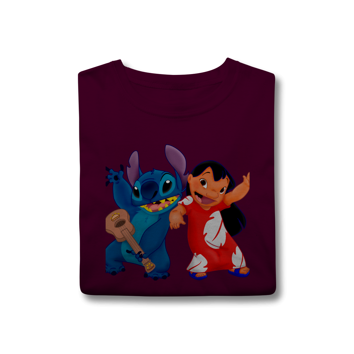 Camisa T-Shirt Classic Lilo e stitch Music