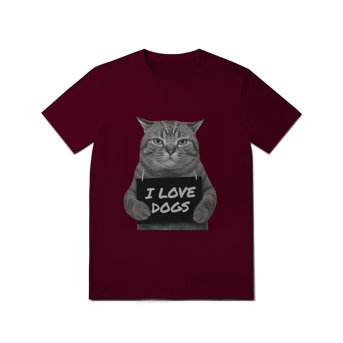 Camisa T-Shirt Quality I Love Dogs