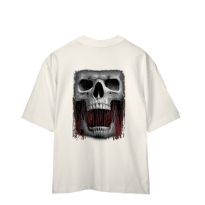 Camisa Oversized Caveira de Sangue