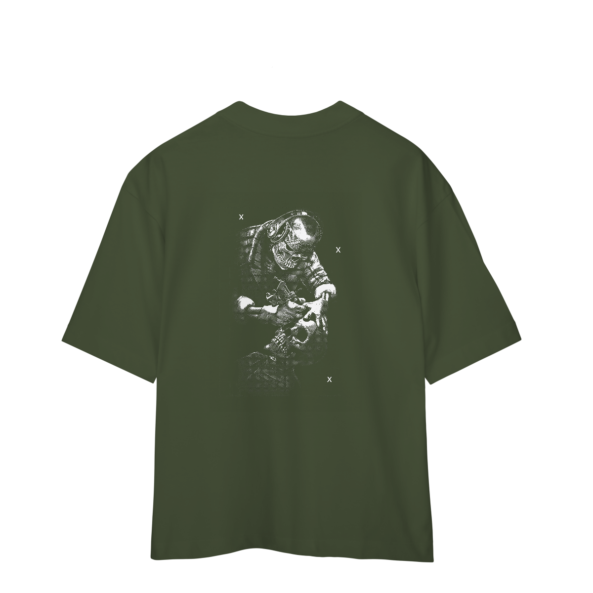 Camisa Oversized Caveira Tatuador