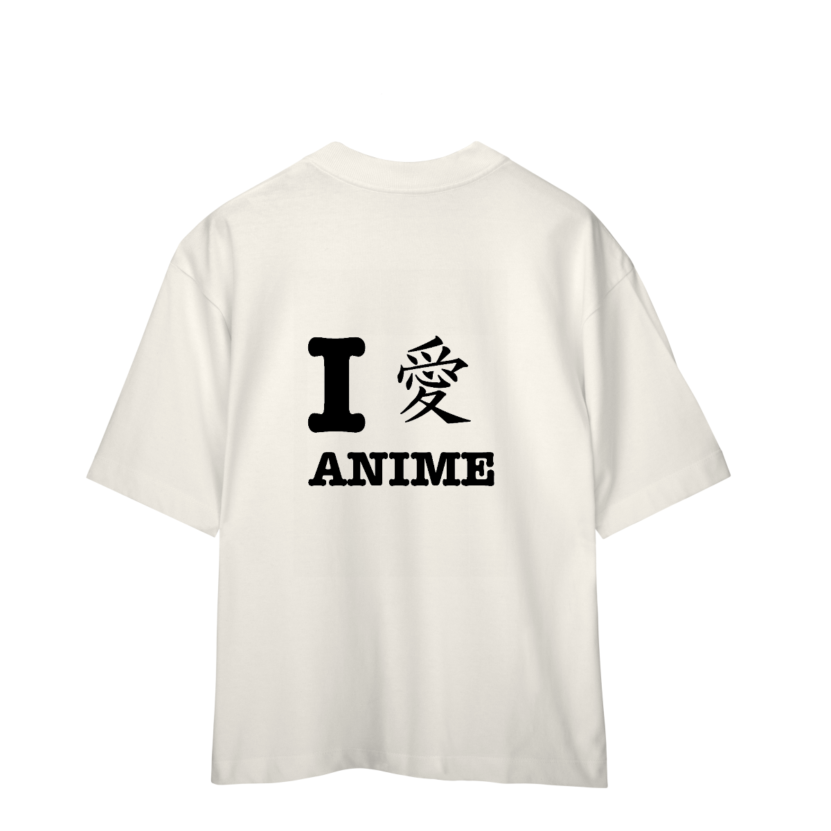 Camisa Oversized I Love Anime