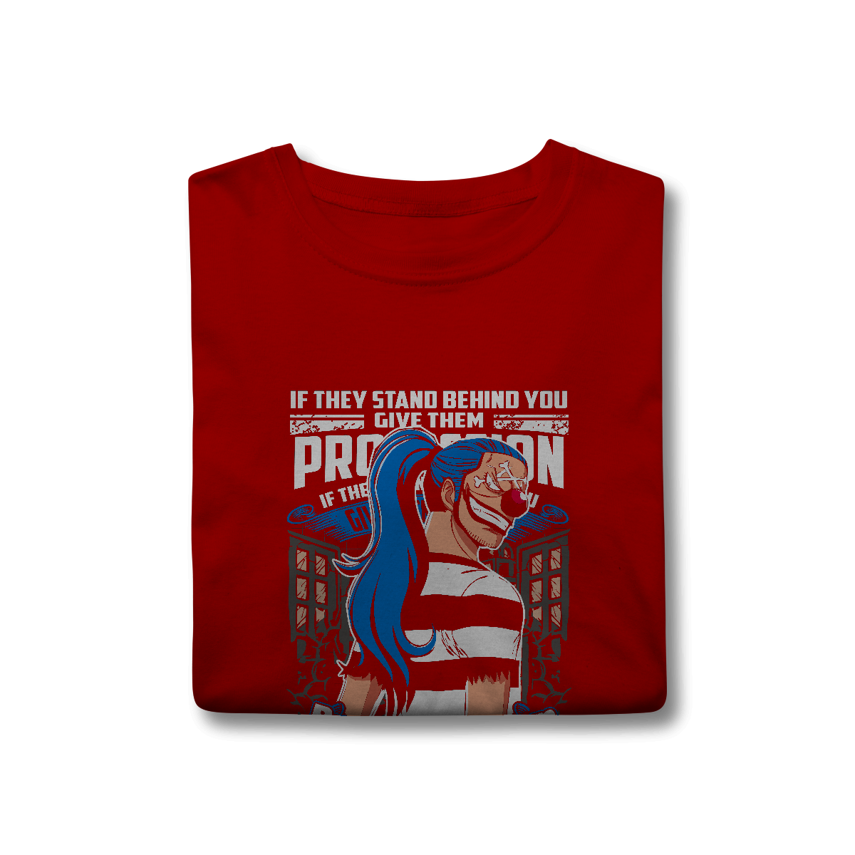 Camisa T-Shirt Classic Buggy One Piece – O Carisma Caótico do Palhaço Pirata