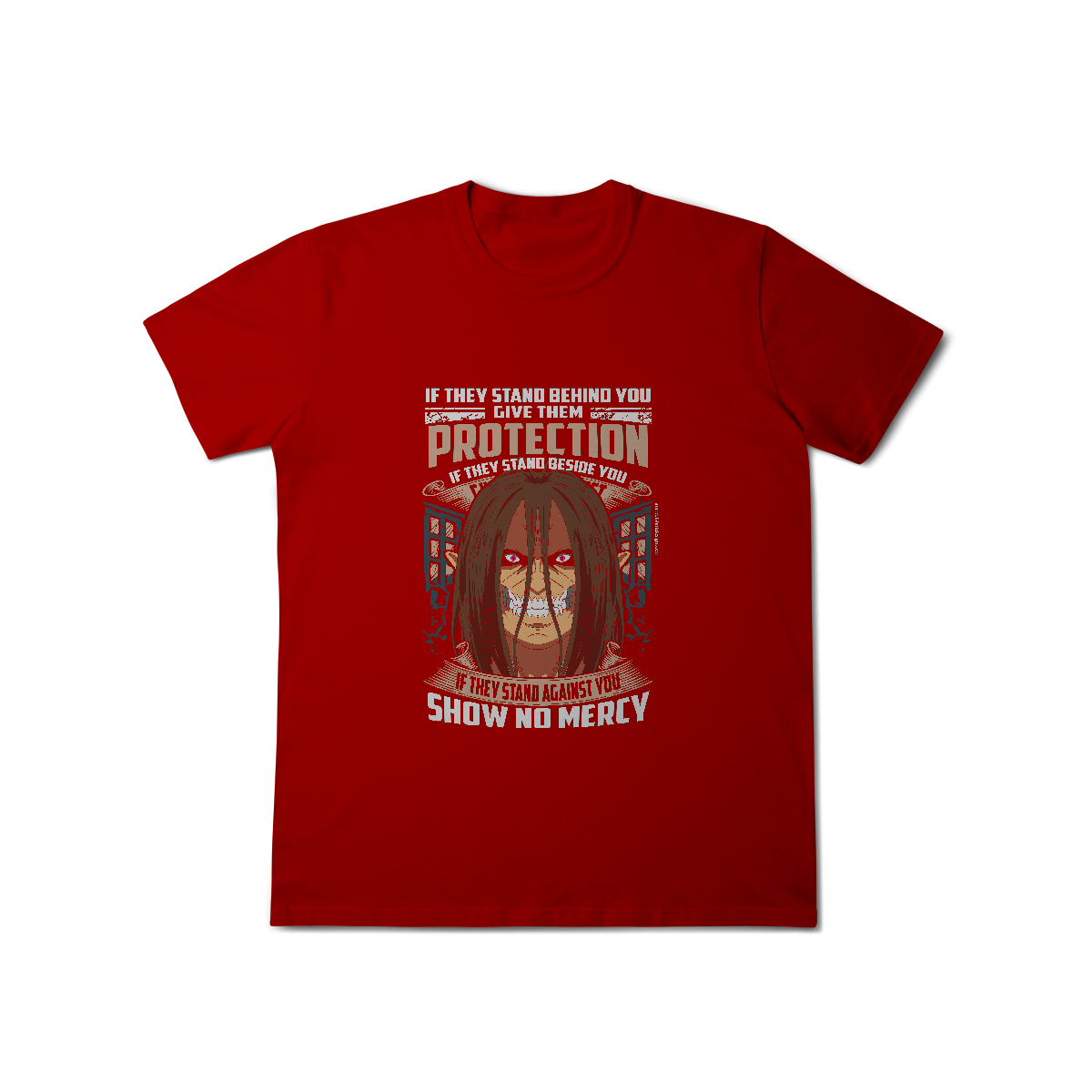 Camisa T-Shirt Classic Titã Eren – O Poder do Titã de Ataque