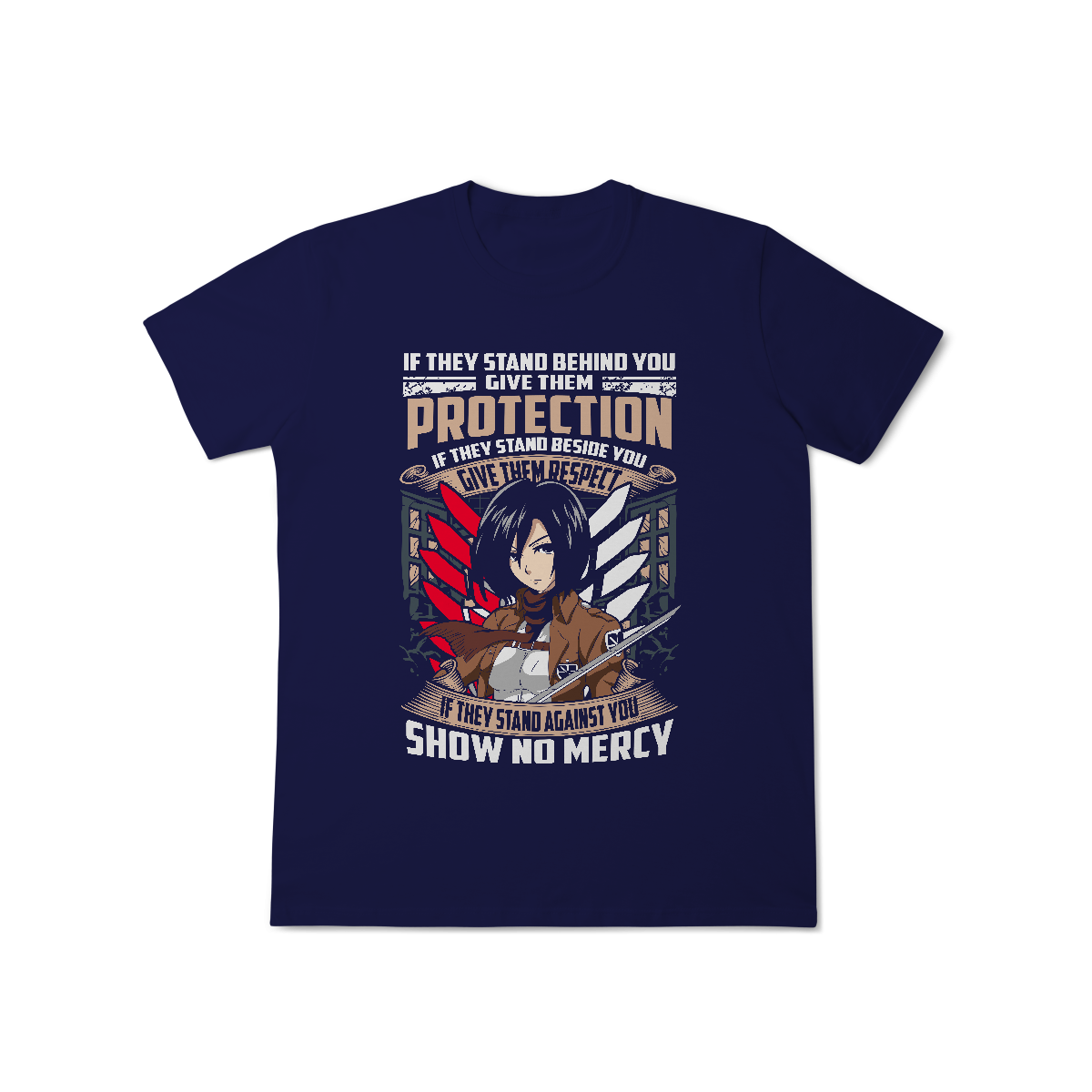 Camisa T-Shirt Classic Mikasa Ackerman Shingeki no Kyojin