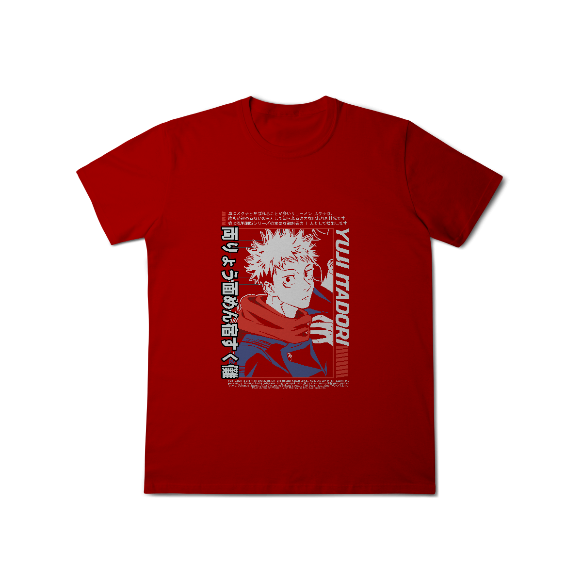 Camisa T-Shirt Classic Yuji Itadori Pronta para Lutar