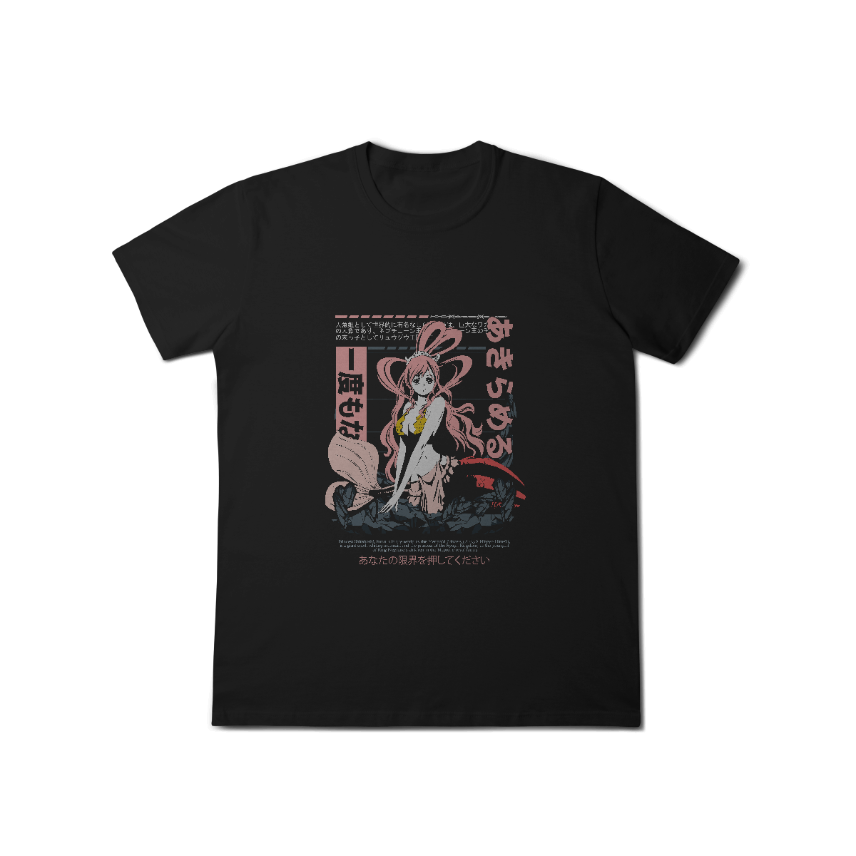 Camisa T-Shirt Classic Shirahoshi, a princesa sereia do Reino Ryugu de One Piece