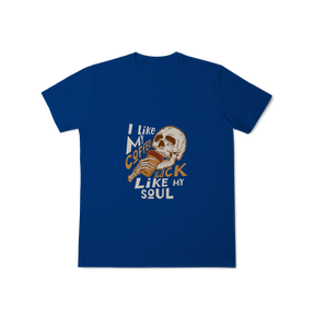 Camisa T-Shirt Classic I Like My Coffee Black Like My Soul