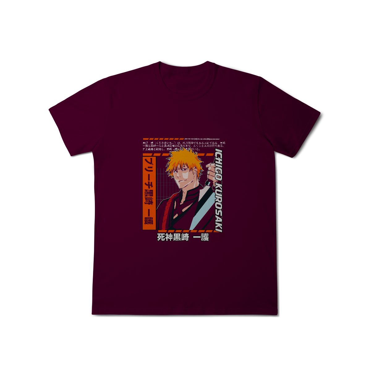 Camisa T-Shirt Classic Ichigo Kurosaki