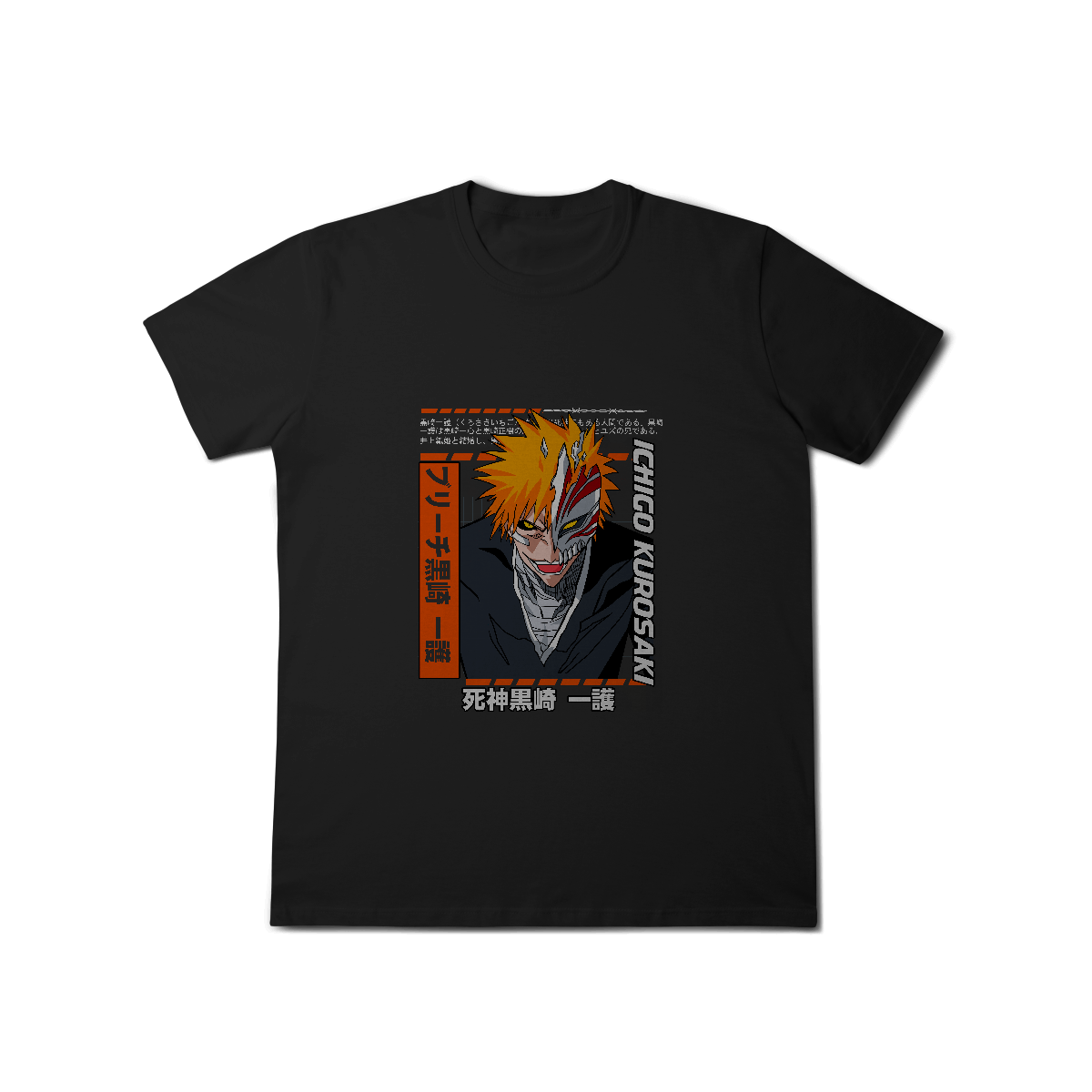 Camisa T-Shirt Classic Ichigo Kurosaki Imortal Bleach
