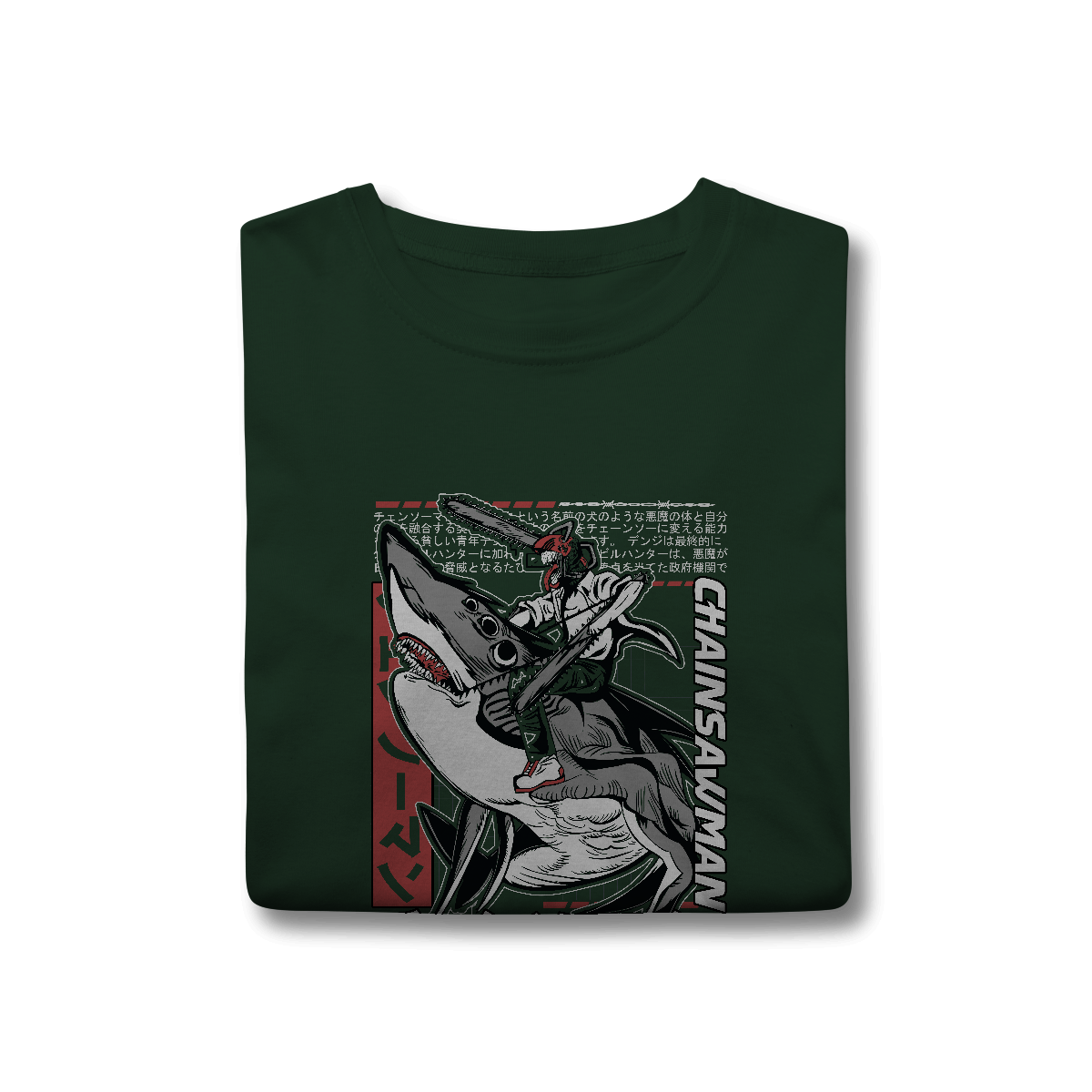 Camisa T-Shirt Classic Chainsaw Man Denji Homem-Motosserra