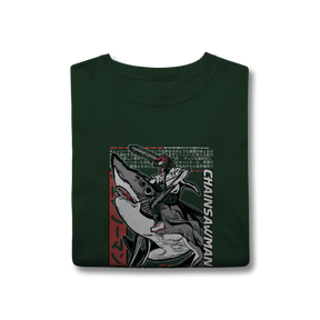 Camisa T-Shirt Classic Chainsaw Man Denji Homem-Motosserra