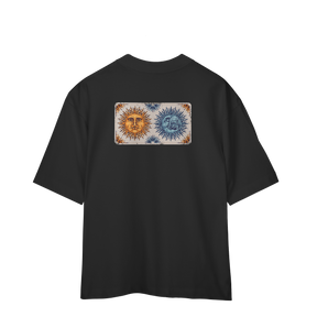 Camiseta Oversized Sun and Moon