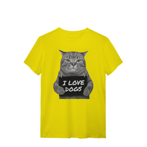 Camisa T-Shirt Quality I Love Dogs