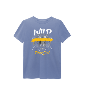 Camisa T-Shirt Estonada Lobo Wild