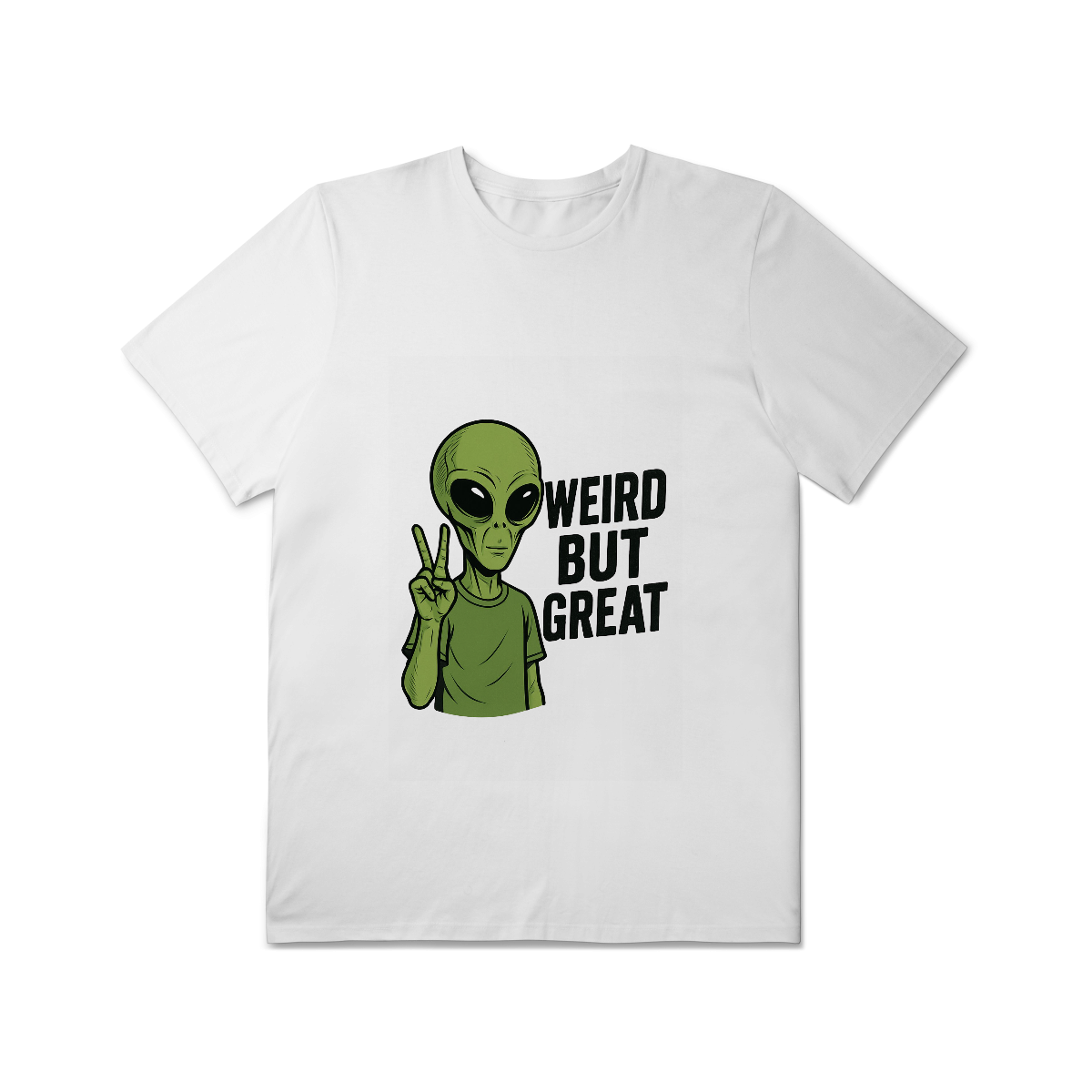 Camisa T-Shirt Plus Size Weird But Great