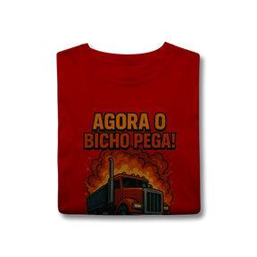 Camisa T-Shirt Classic Agora o Bicho Pega