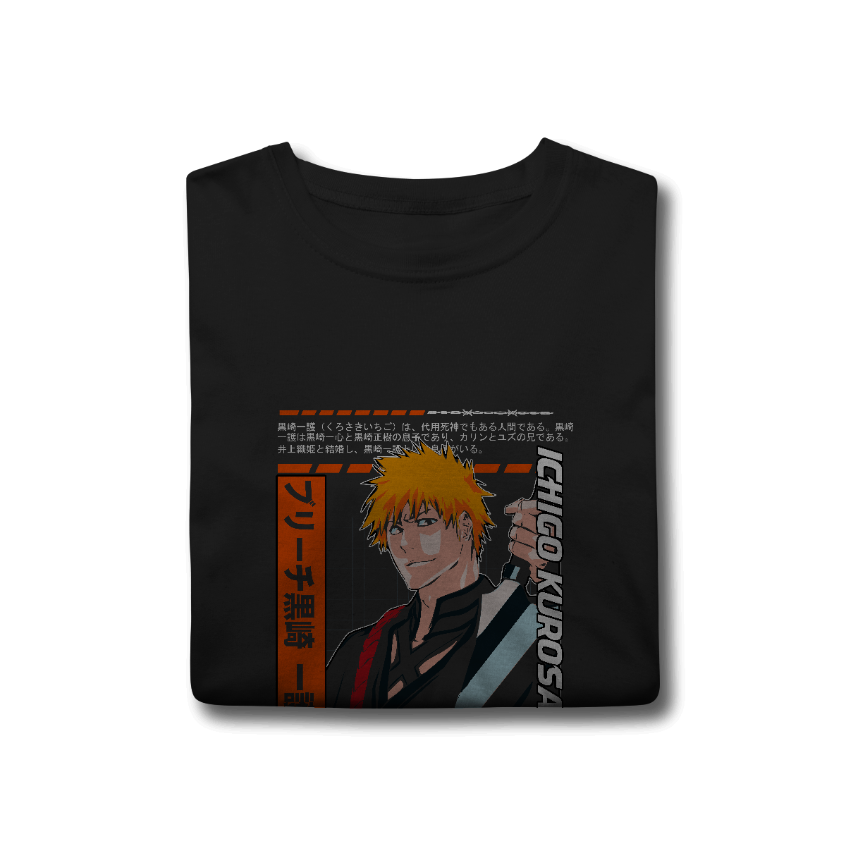 Camisa T-Shirt Classic Ichigo Kurosaki