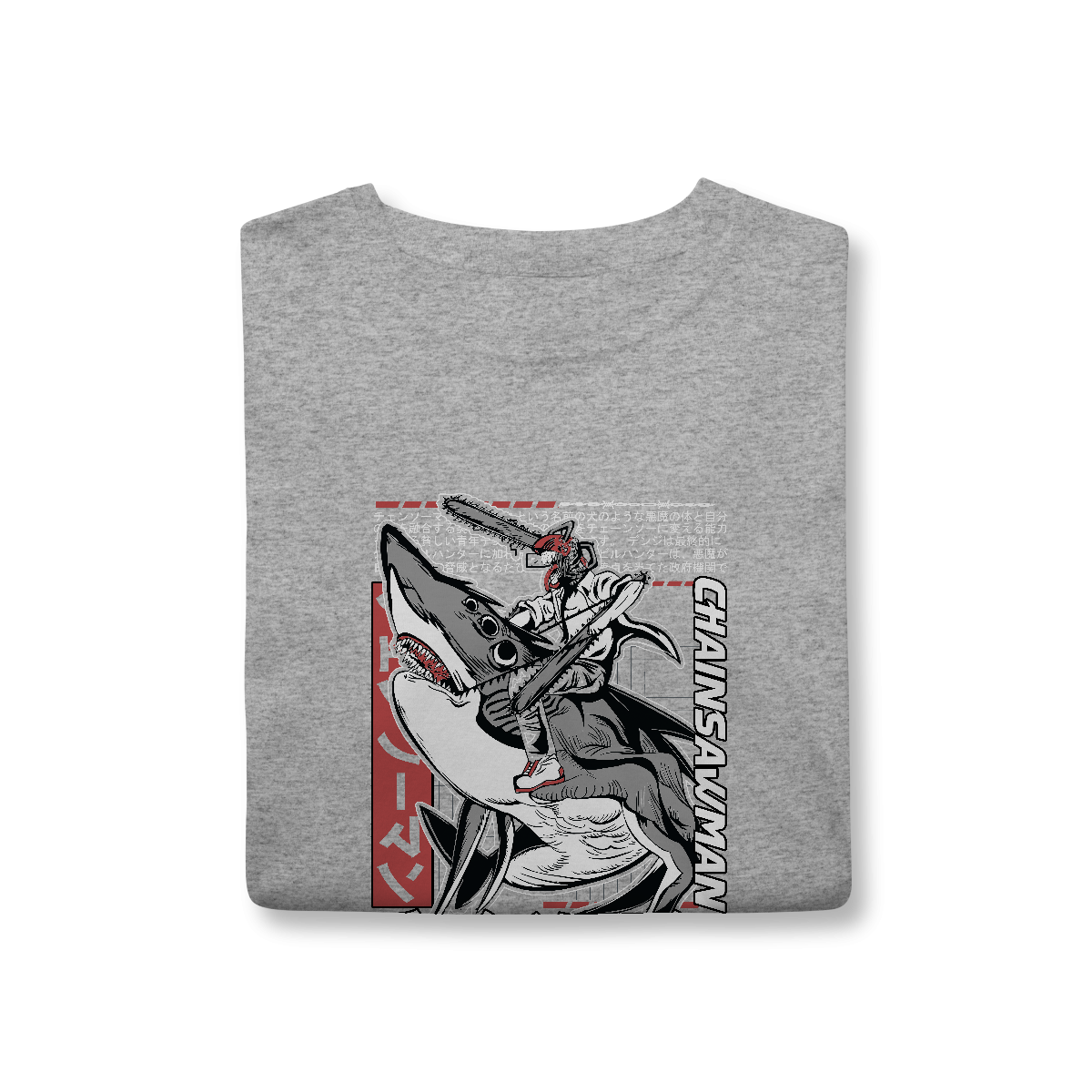 Camisa T-Shirt Classic Chainsaw Man Denji Homem-Motosserra