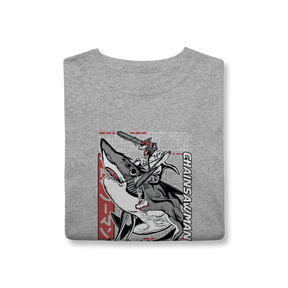 Camisa T-Shirt Classic Chainsaw Man Denji Homem-Motosserra