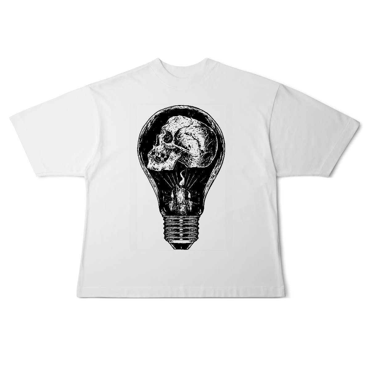 Camisa Oversized Caveira lampada