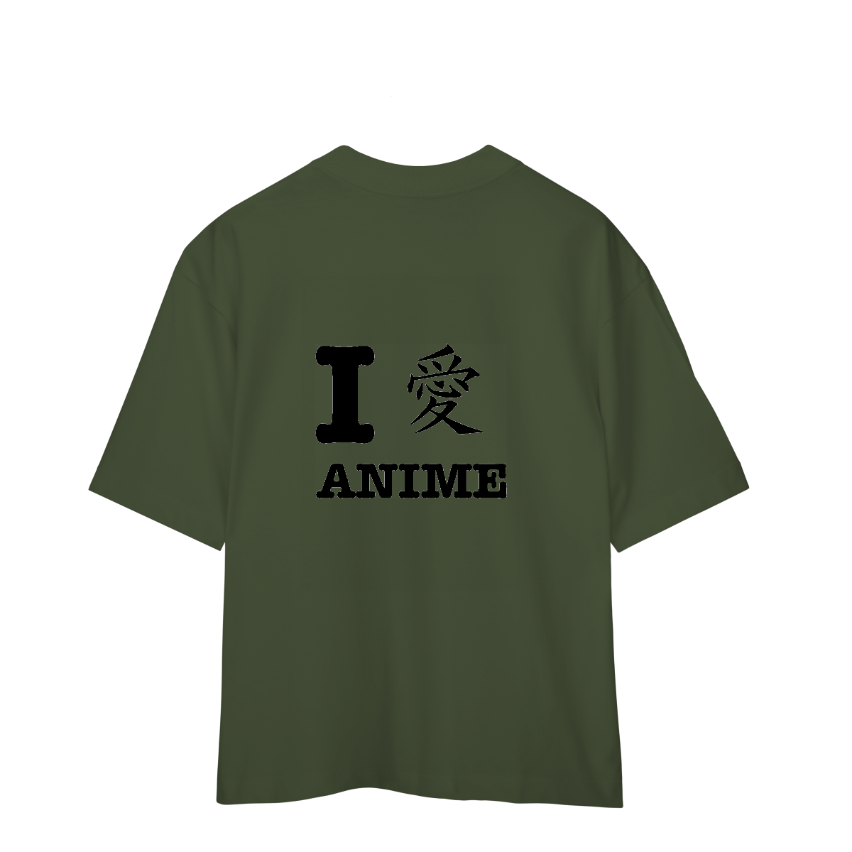 Camisa Oversized I Love Anime