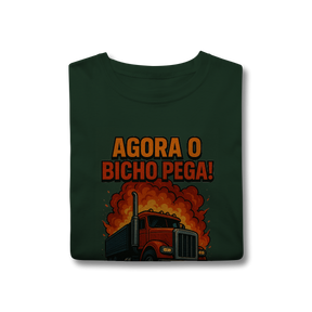 Camisa T-Shirt Classic Agora o Bicho Pega